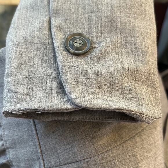 Rafaella Grey Peplum Lined Blazer 12 - Picture 7 of 10